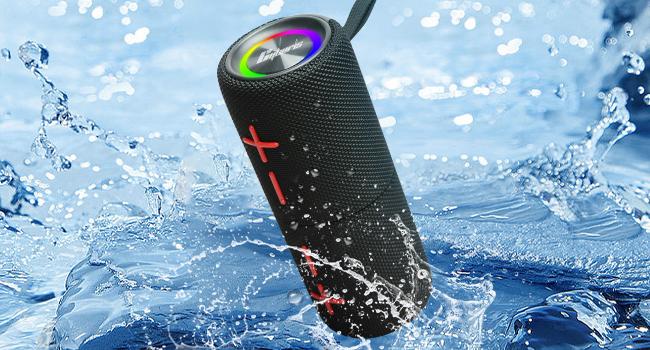 S11 Plus Bluetooth speaker in use outdoors
