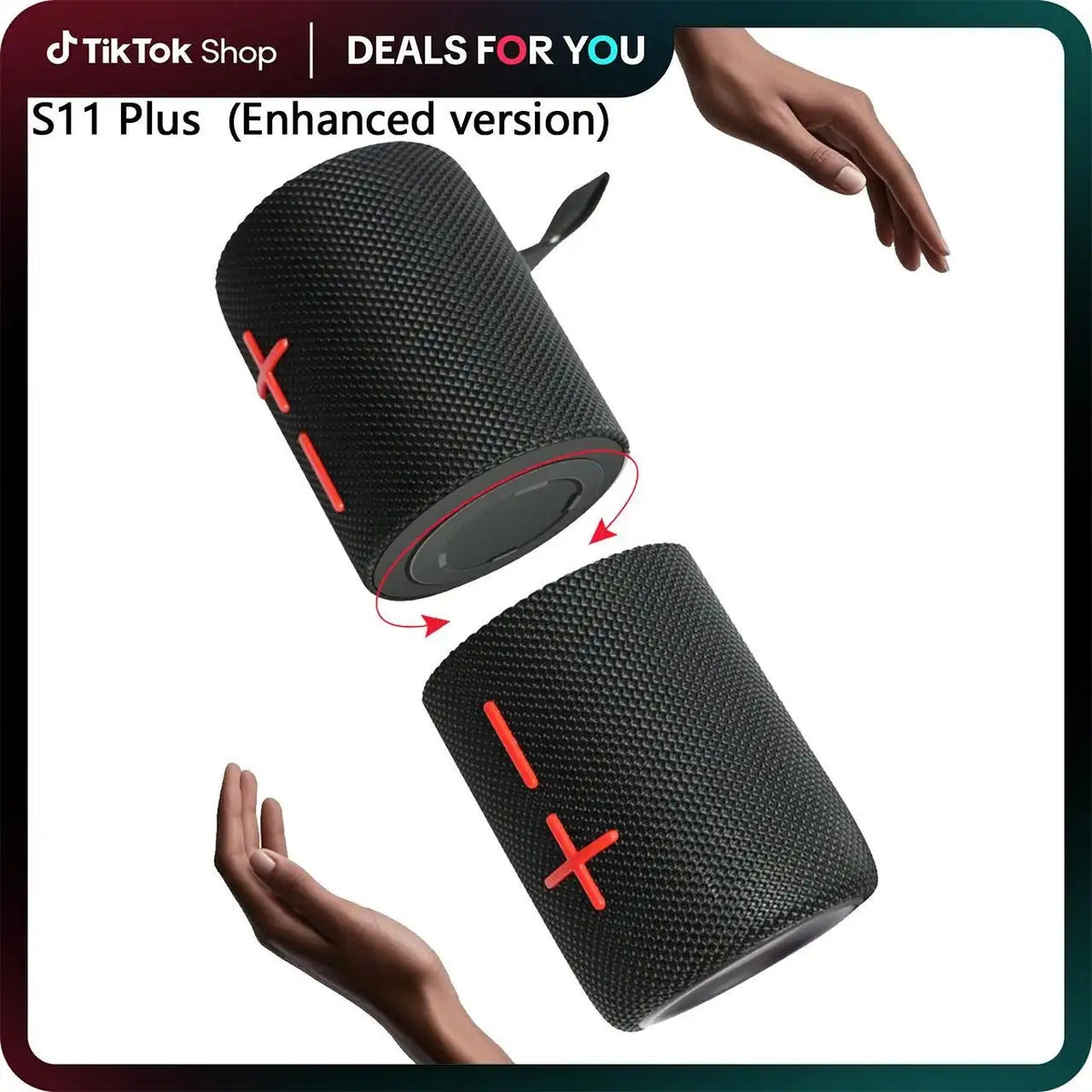 S11 Plus Bluetooth speaker split into two separate units