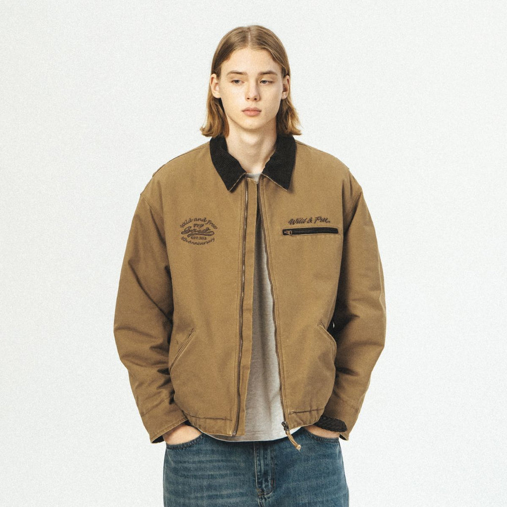 Unisex quilted jacket autumn winter outfit