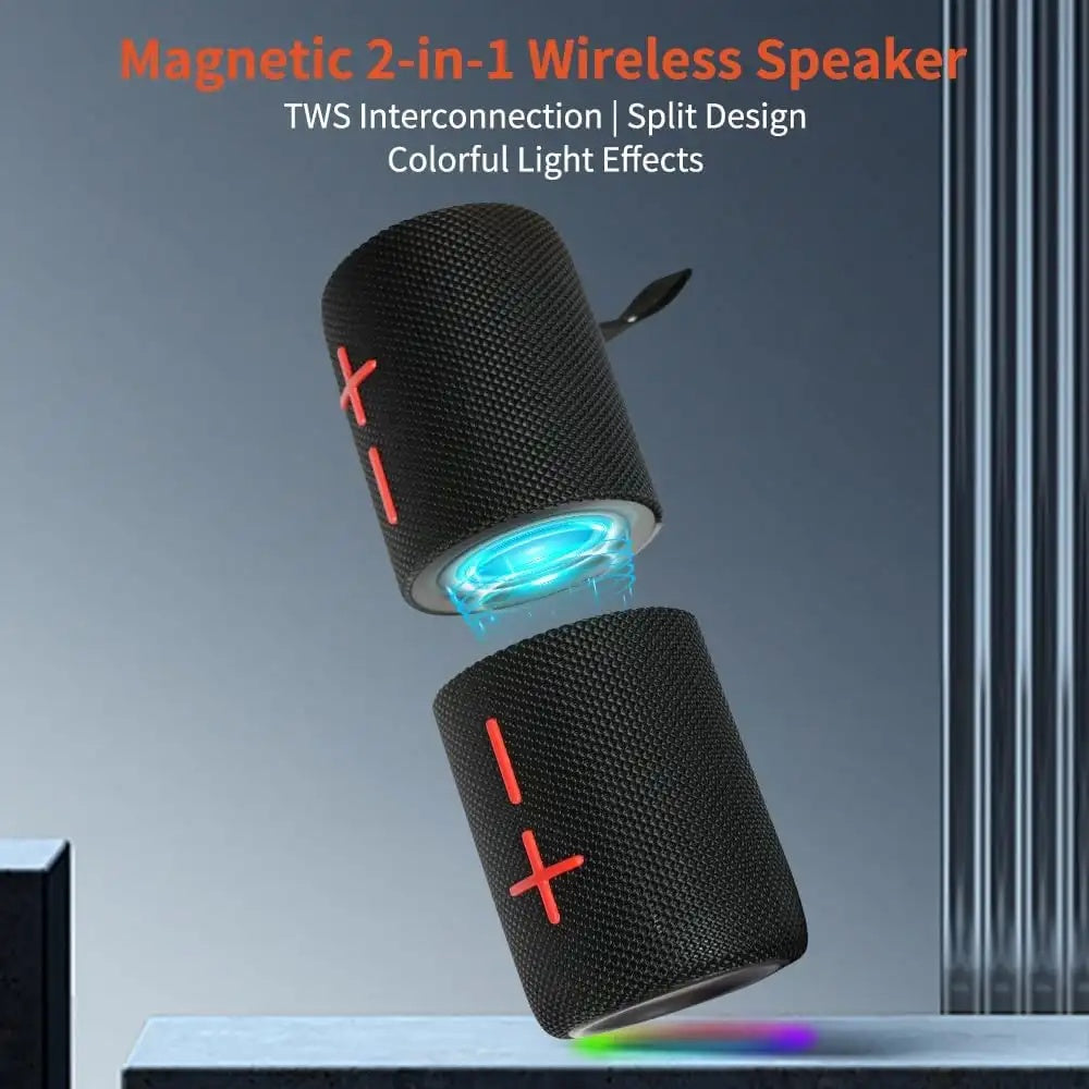S11 Plus 40W stereo Bluetooth speaker, side view
