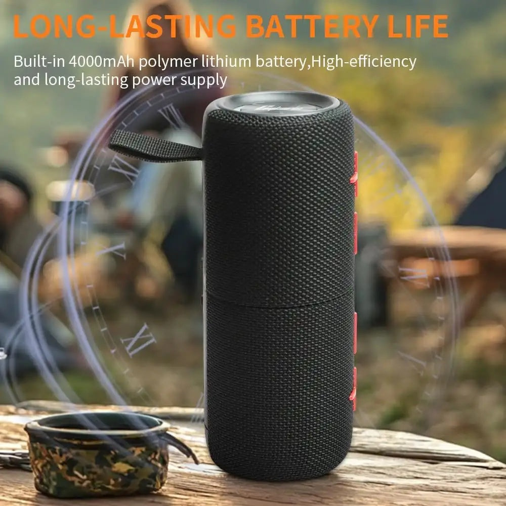 S11 Plus waterproof outdoor Bluetooth speaker lifestyle shot