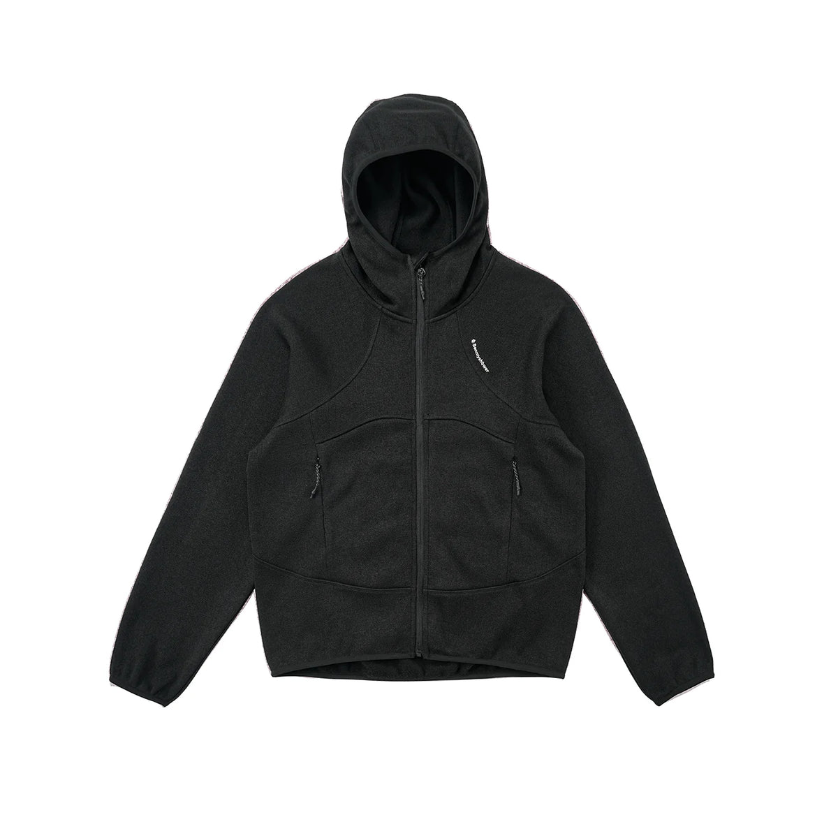 Melange Knit Fleece Hoodie