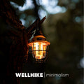 Wellhike mini pinecone camping lantern, rechargeable camp light, product photo 17