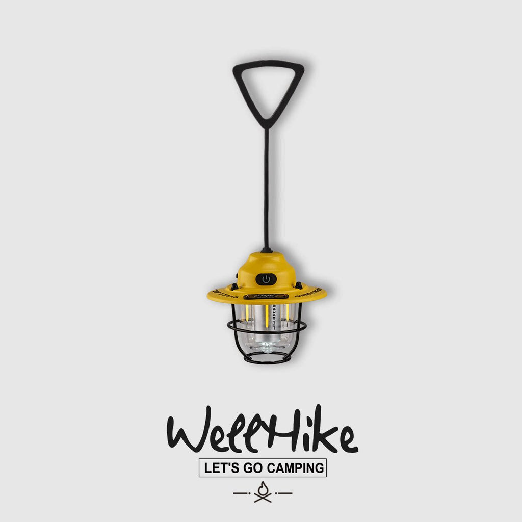 Wellhike mini pinecone camping lantern, rechargeable camp light, product photo 16
