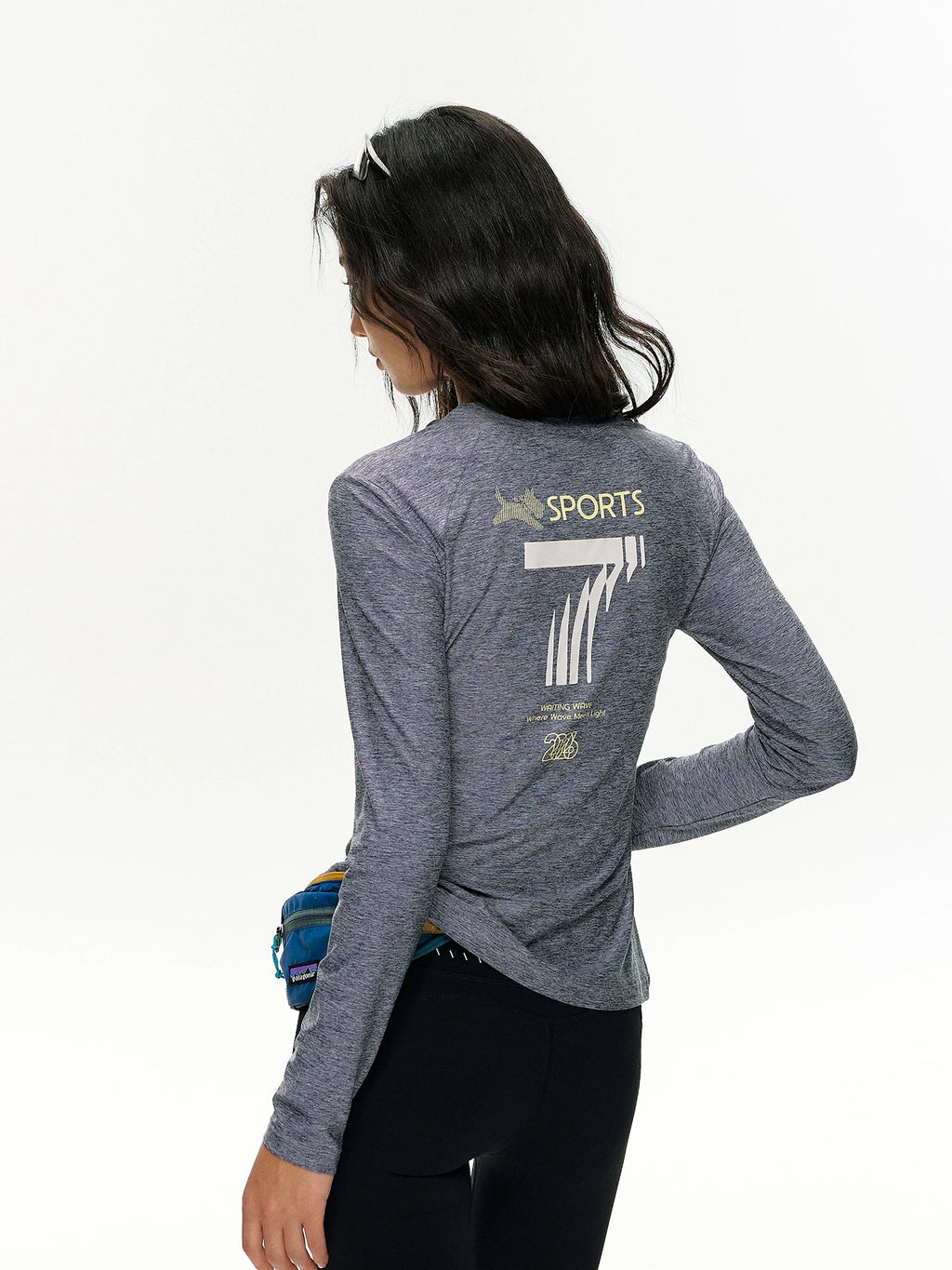 Women's long sleeve athletic top - view 3