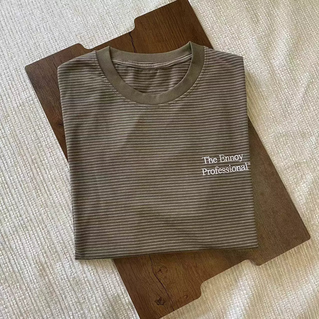 Japanese pinstripe t-shirt - view 3