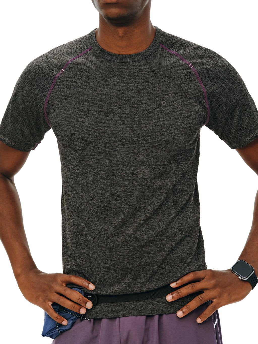 Men's color block athletic t-shirt - view 1