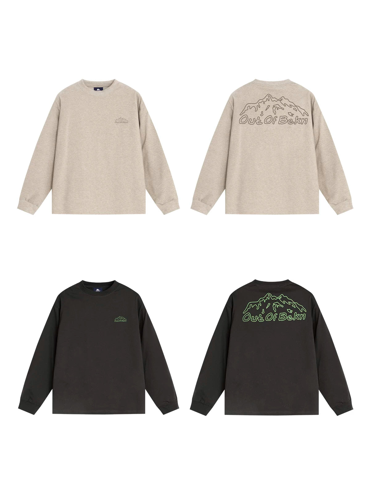 Unisex Gorpcore Long Sleeve T-Shirt, Loose Relaxed Fit Quick Dry Moisture Wicking Outdoor Rock Climbing Hiking Tee, Breathable Casual Mountain Style Athletic Top for Men Women Trekking Camping Daily Wear