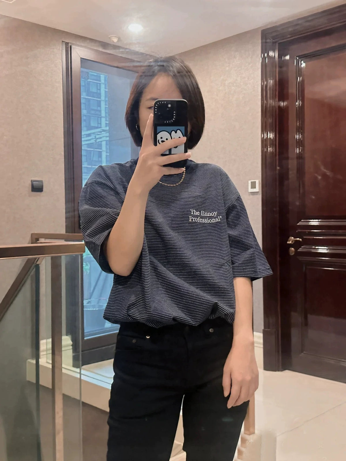 Japanese Pinstripe T-Shirt