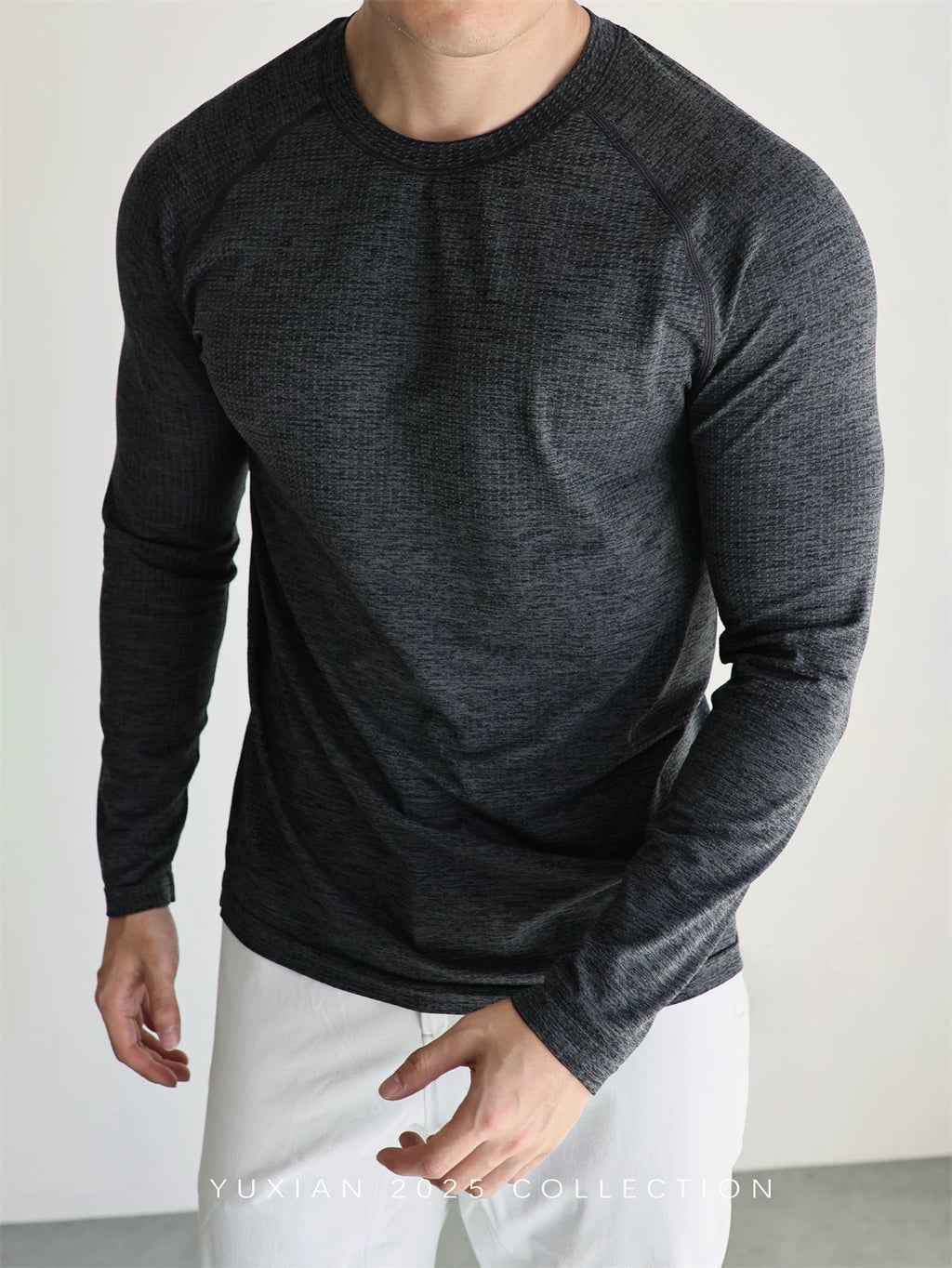Men's long sleeve athletic tee - view 2