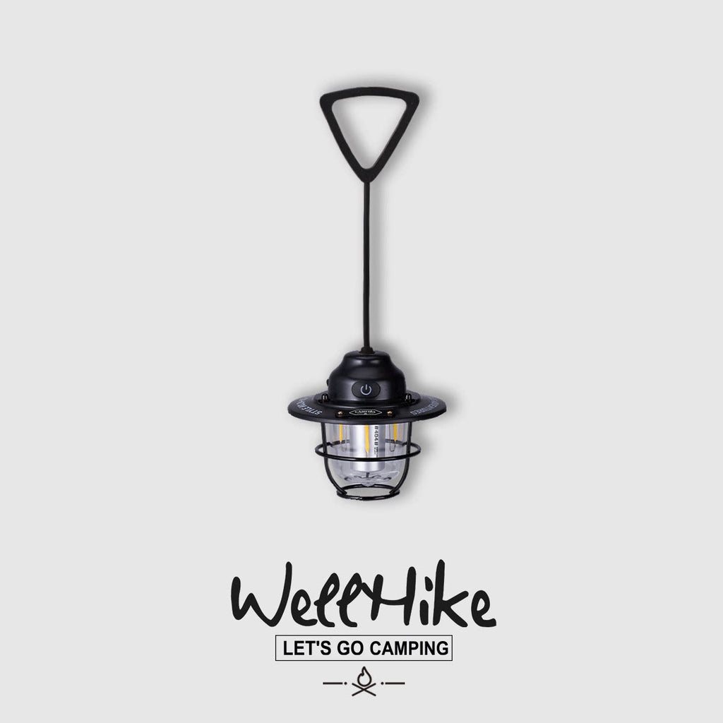 Wellhike mini pinecone camping lantern, rechargeable camp light, product photo 12