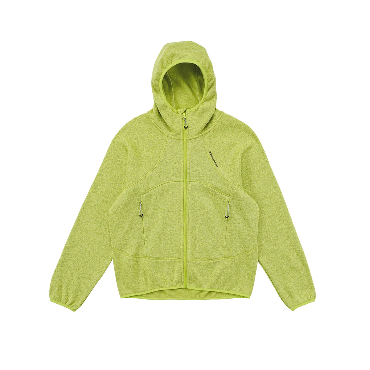 Melange Knit Fleece Hoodie