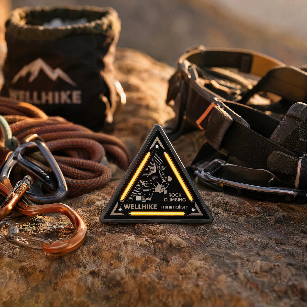 Wellhike tactical triangle light, hanging camping marker lamp, product photo 12