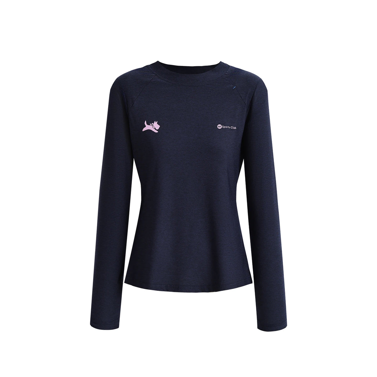 Women's Melange Long Sleeve Top