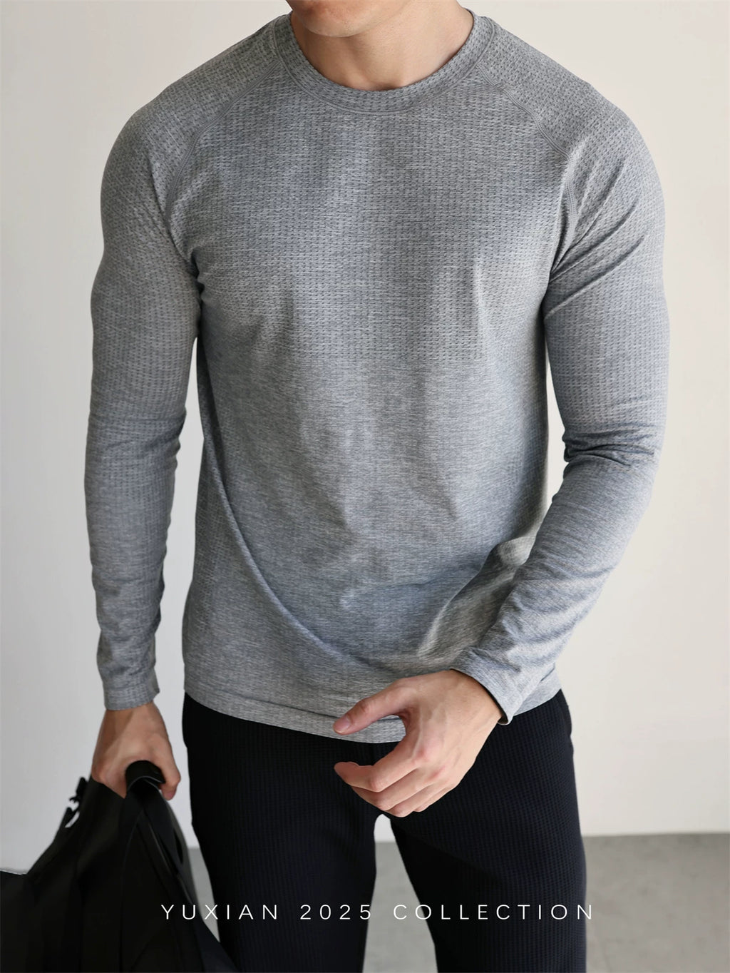 Men's long sleeve athletic tee - view 3