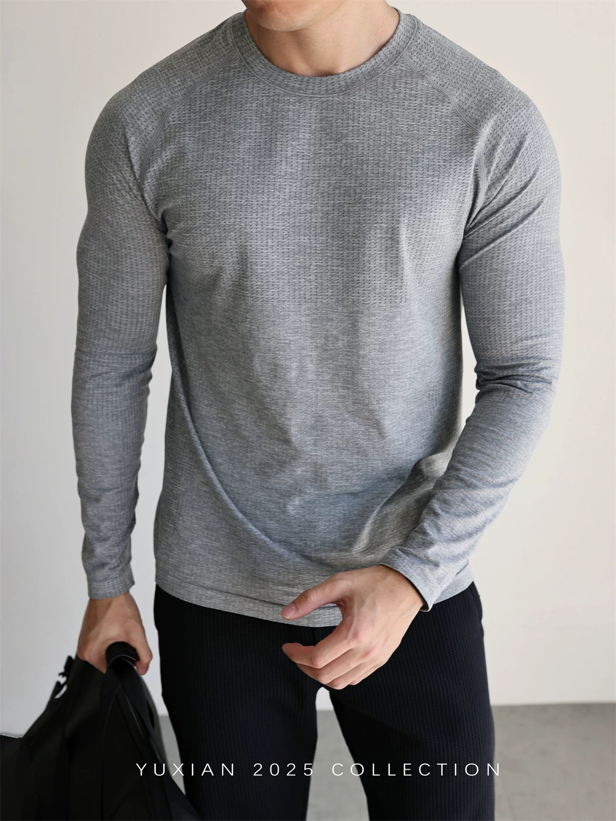 Men's long sleeve athletic tee - view 3