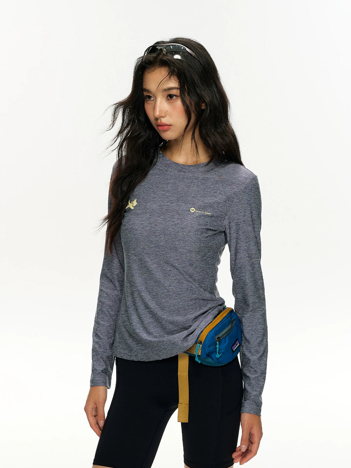 Women's long sleeve athletic top - view 2