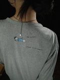 PII "I'm Human Sleep Is My Token" Henley T-Shirt, 250GSM Lyocell 90s Vintage Hand Drawn Retro Tee, Soft Breathable Casual Henley Top for Men Women Streetwear Daily Loungewear