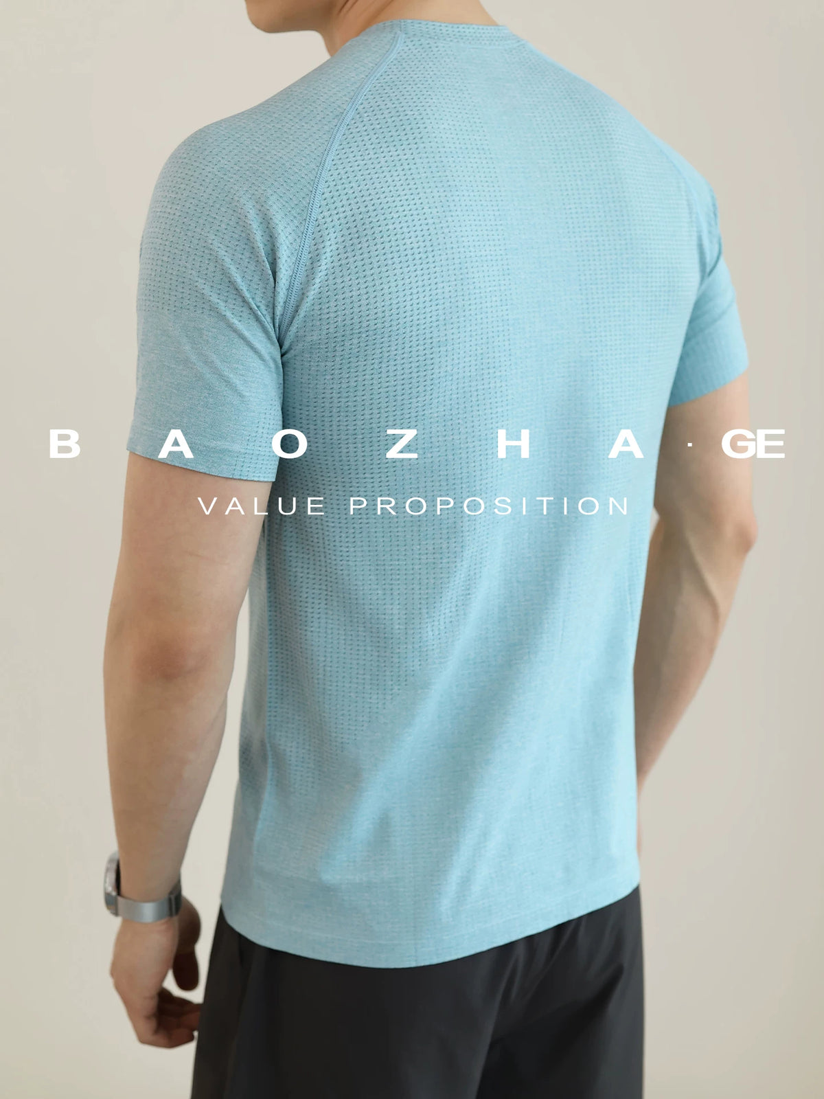Men's seamless athletic t-shirt - view 5