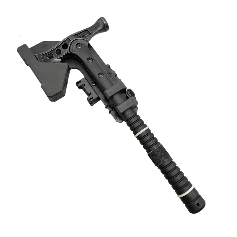 Tactical axe sheath, quick draw holster for engineer hatchet, detail view