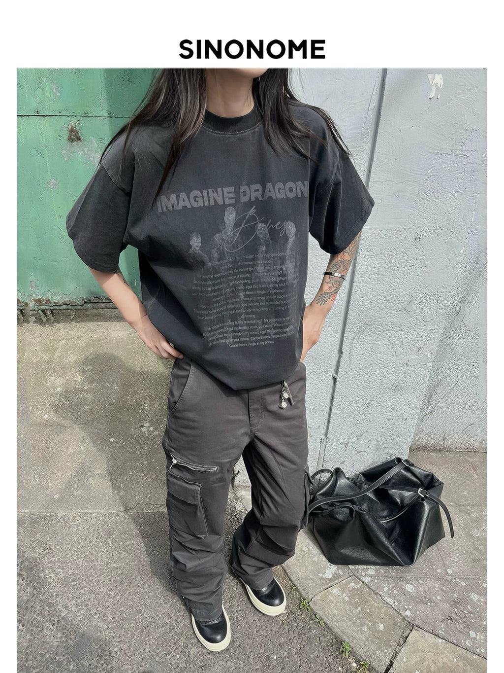 Vintage washed graphic t-shirt - view 1
