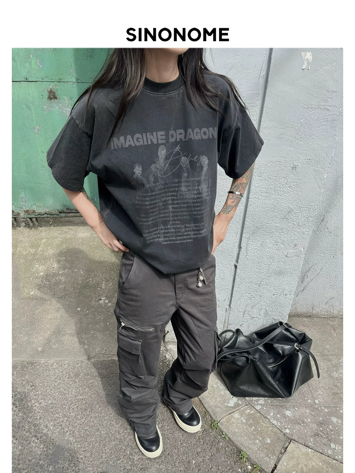 Vintage washed graphic t-shirt - view 1