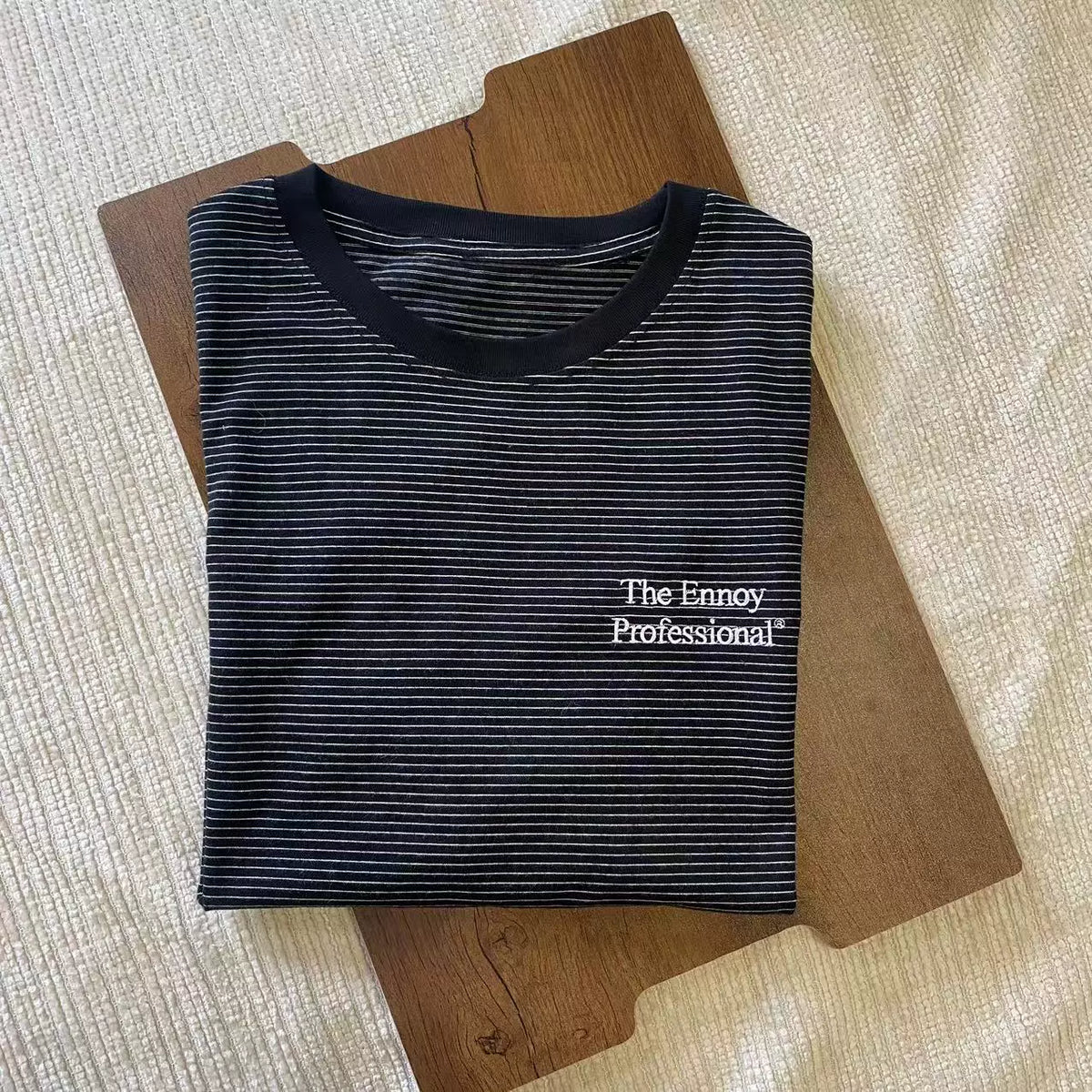 Japanese pinstripe t-shirt - view 2