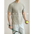 Men's Jacquard Mesh Short Sleeve Tee