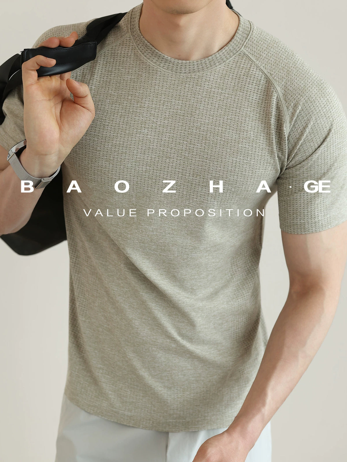 Men's seamless athletic t-shirt - view 3