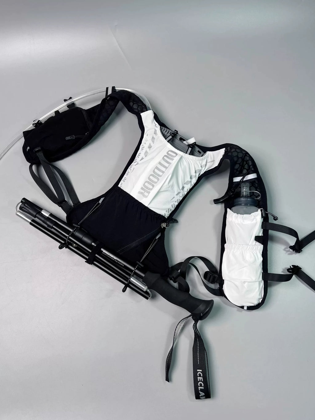 Unisex hydration vest running backpack, ultralight trail pack, product photo 11