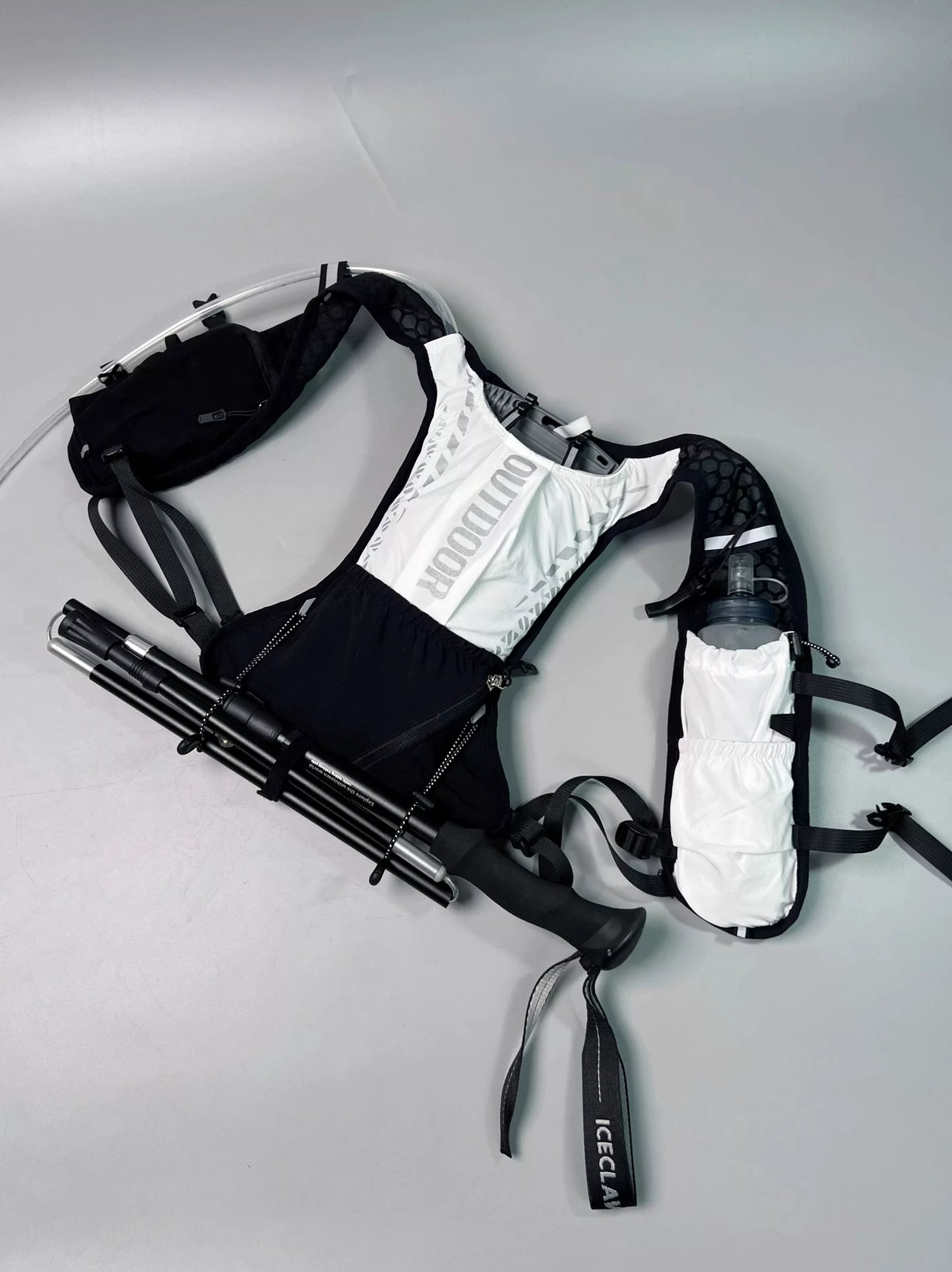 Unisex hydration vest running backpack, ultralight trail pack, product photo 11