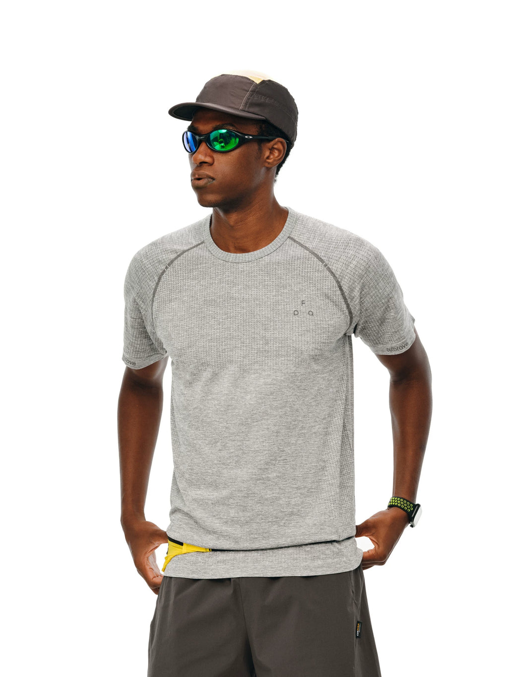 Men's color block athletic t-shirt - view 2