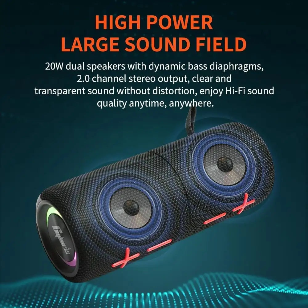 S11 Plus 2-in-1 Bluetooth speaker connected as single unit