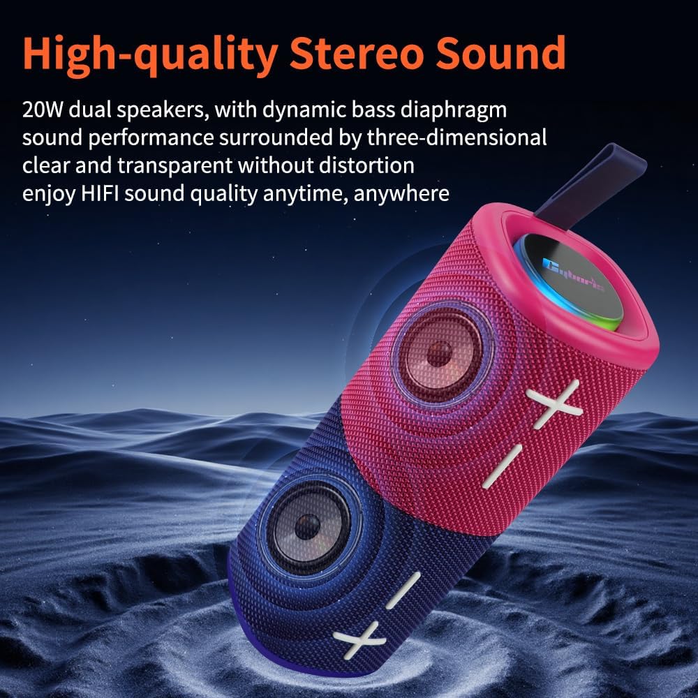 20W Bluetooth speaker outdoor lifestyle shot